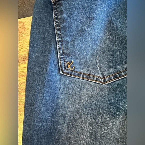 Kut from the Kloth Womens Boyfriend Jeans Mid Rise Denim Stretch Blue Size 10 - Picture 5 of 6